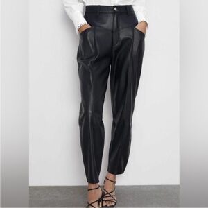 Zara leather pants
